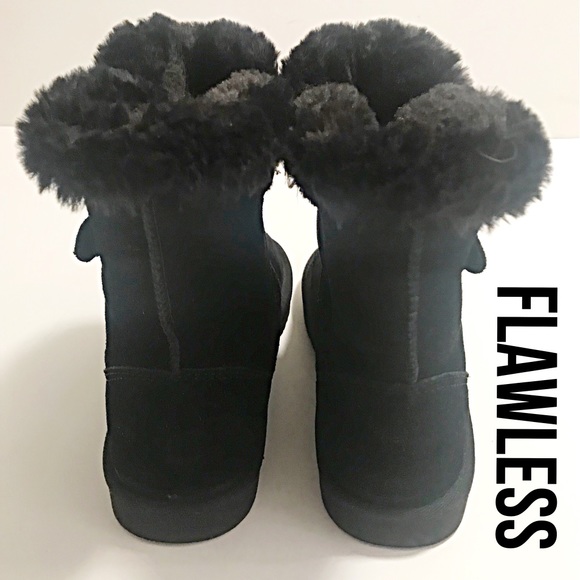 NWOB, Style & Co, BRAND NEW❣️ Black Suede Leather Booties - Picture 5 of 9